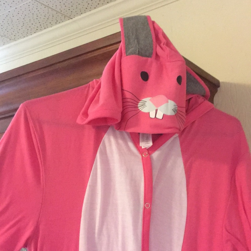 Forever 21 Pink bunny onesie